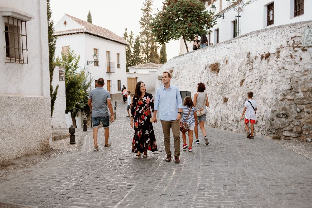 Sesión paseando por el Albaicín, Granada.